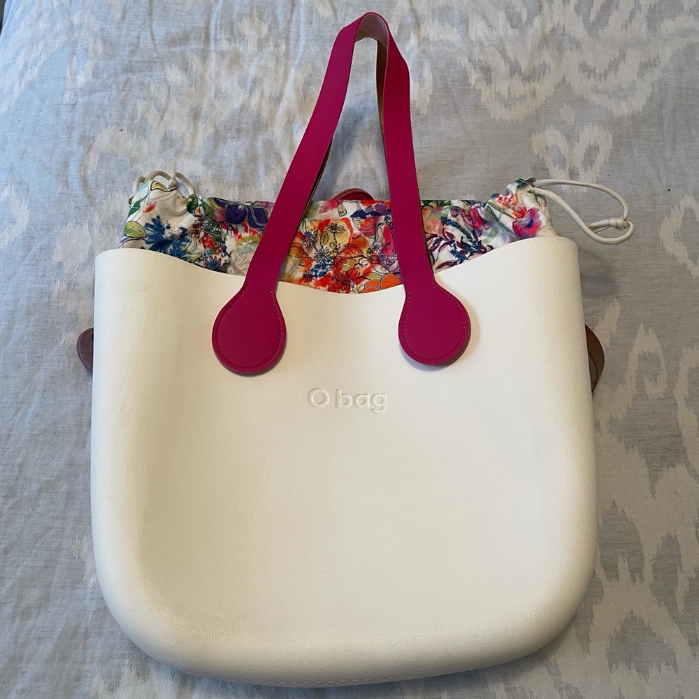 - Original O bag in Milk with two sets of straps and two inner bags. New!